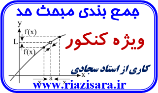 جمع بندی مطالب مبحث حد جمع بندی مطالب مبحث حد