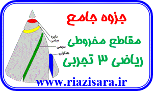 جزوه مقاطع مخروطی جزوه مقاطع مخروطی